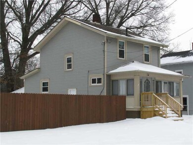 Exterior Front. left side view of the house showin