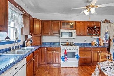 The spacious expanded Kitchen is approx. 16x12 in 