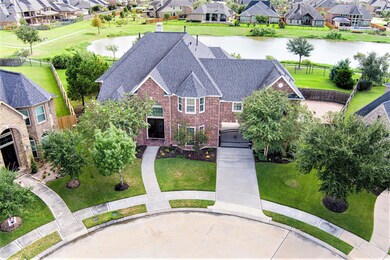 This sprawling home sits on a waterfront AND culdesac lot.