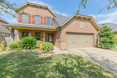 Nicely landscaped front yard