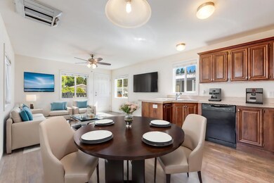 Open Concept Kitchen, Living & Dining Area - Photo Is Virtually Staged.