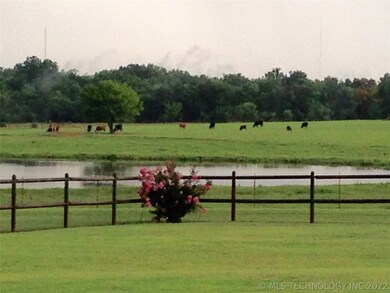 View from back of house overlooking back yard and