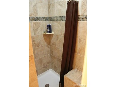 New Ceramic Tile Stand-up shower.