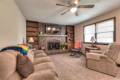 The view of the living room when you walk in the c