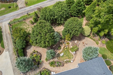 Backyard with fountain/waterfall