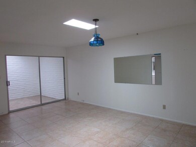 Living room and atrium entrance
