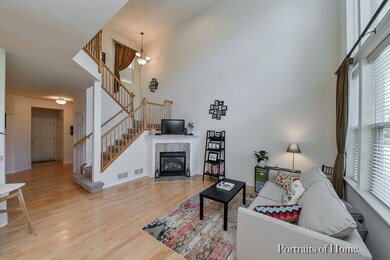 Beautiful open wood staircase!