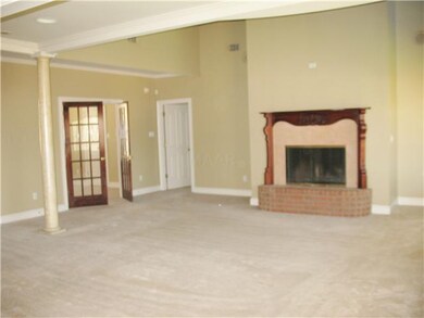 Great Room with fireplace, built in speaker/interc