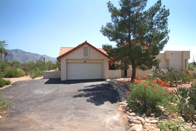 Front of House w/Tile Roof