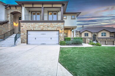 View of front of property featuring french doors,