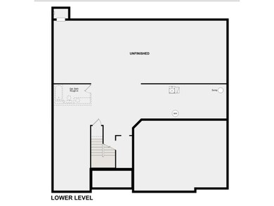 Unfinished lower level/basement for future finishi