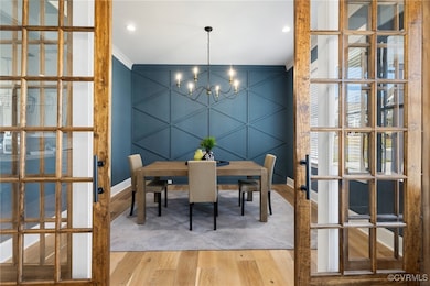 Formal dining room.