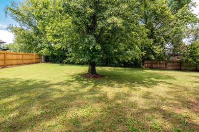 Fully fenced backyard.
