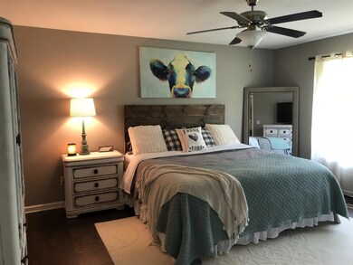 What you can't see is their massive chest and dresser, this bedroom is great!