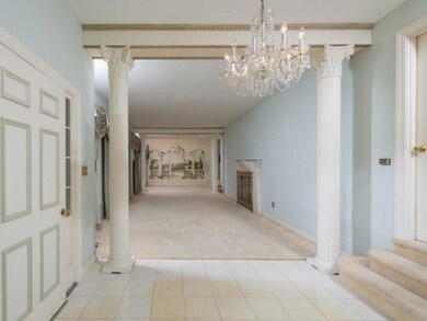 The main foyer looking to the grand...
