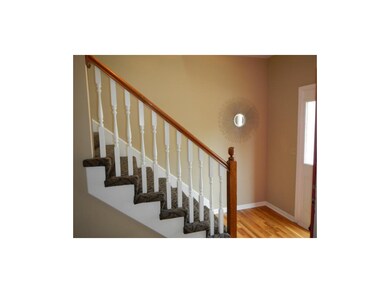 New carpet throughout...designer carpet on stairs.