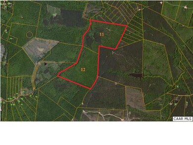 Satellite with tax map overlay showing parcel