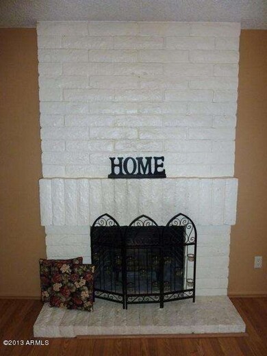 Wood-burning fireplace