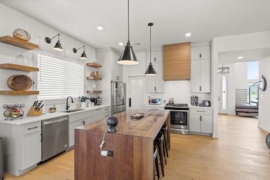 Kitchen - Custom Walnut Island
