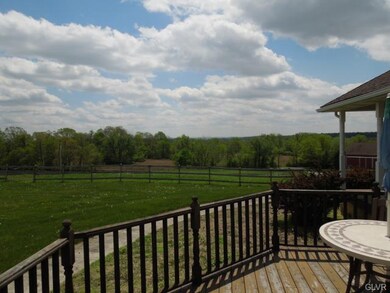 One view from the wrap around porch