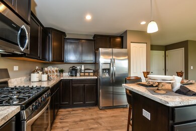 Model home pictured- features and options will var