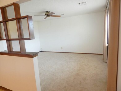 Another view of the living room looking in from th