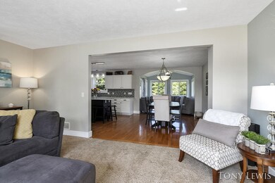 Great room going into dining area