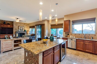 Kitchen view to great room