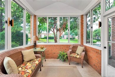 Bright and cheerful sunroom for relaxing year roun