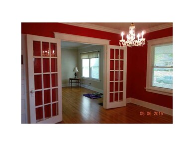 Formal Dining Room. French doors from living room 