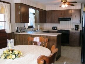 Dining room and great kitchen