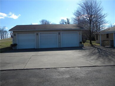 Solid, beautiful and spacious 3 car garage.