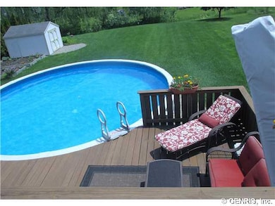 Pool Above Ground Lower deck leading to pool!  Bea