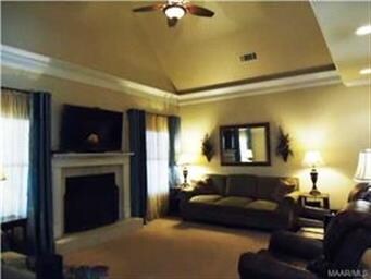 Love the crown molding, and volume ceiling!