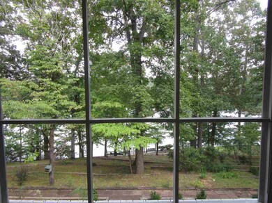 57x10 Screened Porch has view of lake, dock and la