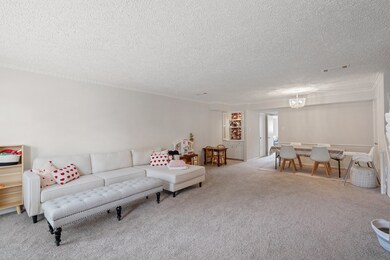Spacious open-concept living and dining area offer