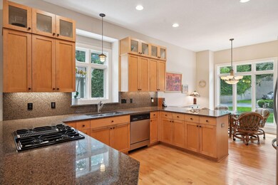 Spacious Kitchen With Granite Countertops