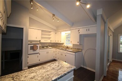 Kitchen, new lighting and lots of storage