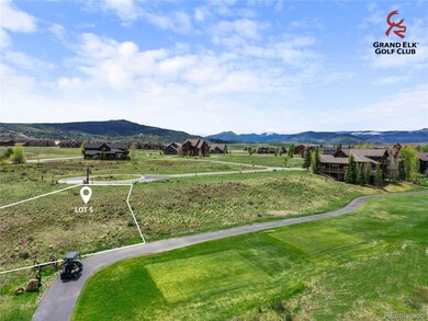 Unobstructed view from Lot 5 to the first tee, offering a remarkable setting for a future duplex property. Lot lines shown are approximate.