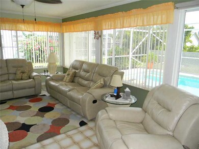 Interior Space/Layout. Enclosed Florida room overl