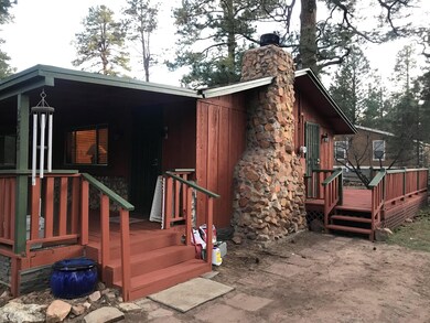 side view with fireplace