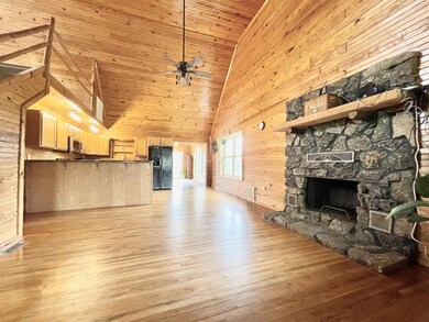 Wood burning fire place