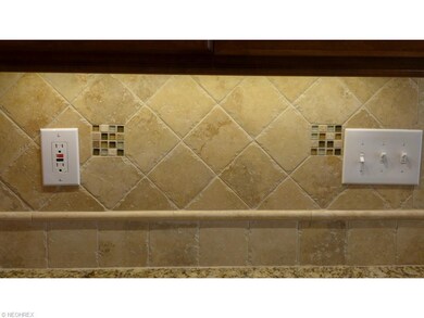 Ceramic tile back splash done on the diagonal with