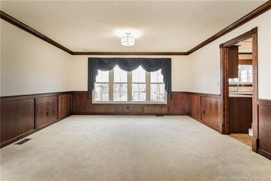 Formal Dining area overlooks the backyard