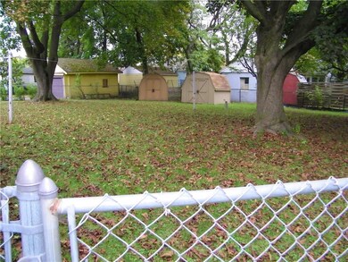 Double wide lot with fenced in back yard and 2 she