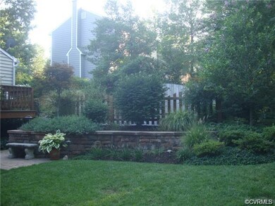 Beautiful stonework garden and walkway.