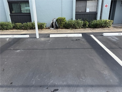 View of uncovered parking lot