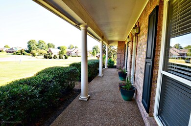Covered front porch