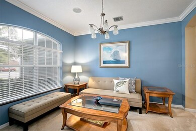 This room at the front of the house could make a perfect dining room.