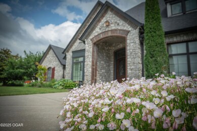 Lush landscaping